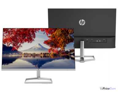24 inch monitor front and back view showing the display and connection ports