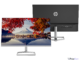 24 inch monitor front and back view showing the display and connection ports