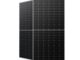 585W bifacial solar panel front and back view