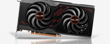 Sapphire PULSE AMD Radeon RX 7600 8GB graphics card, black dual-fan design with red accents