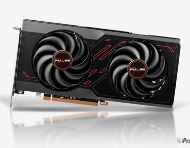 Sapphire PULSE AMD Radeon RX 7600 8GB graphics card, black dual-fan design with red accents