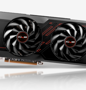 Sapphire PULSE AMD Radeon RX 7700 XT 12GB graphics card, black dual-fan design with red accents