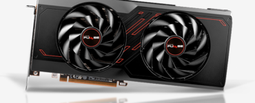 Sapphire PULSE AMD Radeon RX 7700 XT 12GB graphics card, black dual-fan design with red accents