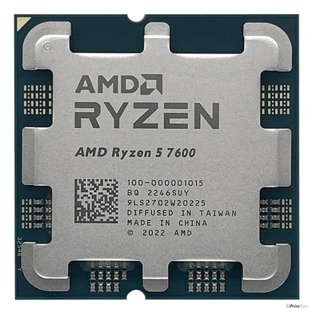 AMD Ryzen 5 7600 tray processor, AM5 chip without retail box