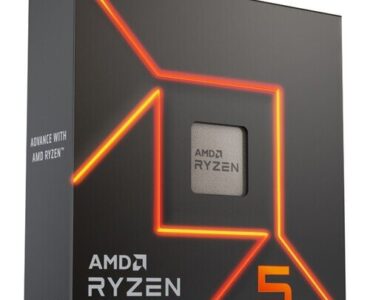 AMD Ryzen 5 7600X retail box with AMD Wraith packaging, 7000 series processor