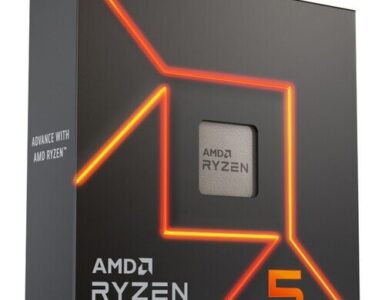 AMD Ryzen 5 7600X retail box with AMD Wraith packaging, 7000 series processor