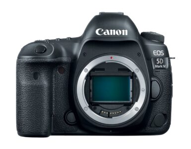 Canon EOS 5D Mark IV DSLR camera body front view