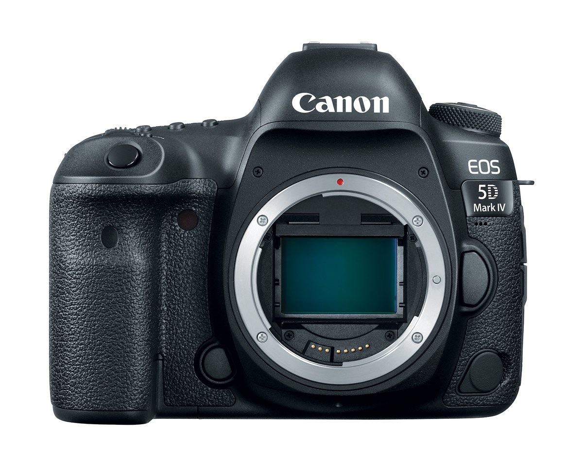 Canon EOS 5D Mark IV DSLR camera body front view