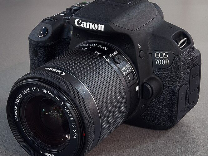 Canon 700D DSLR camera