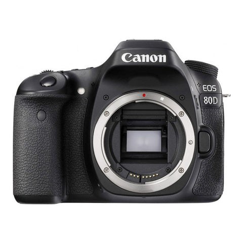 Canon EOS 80D DSLR camera body front view