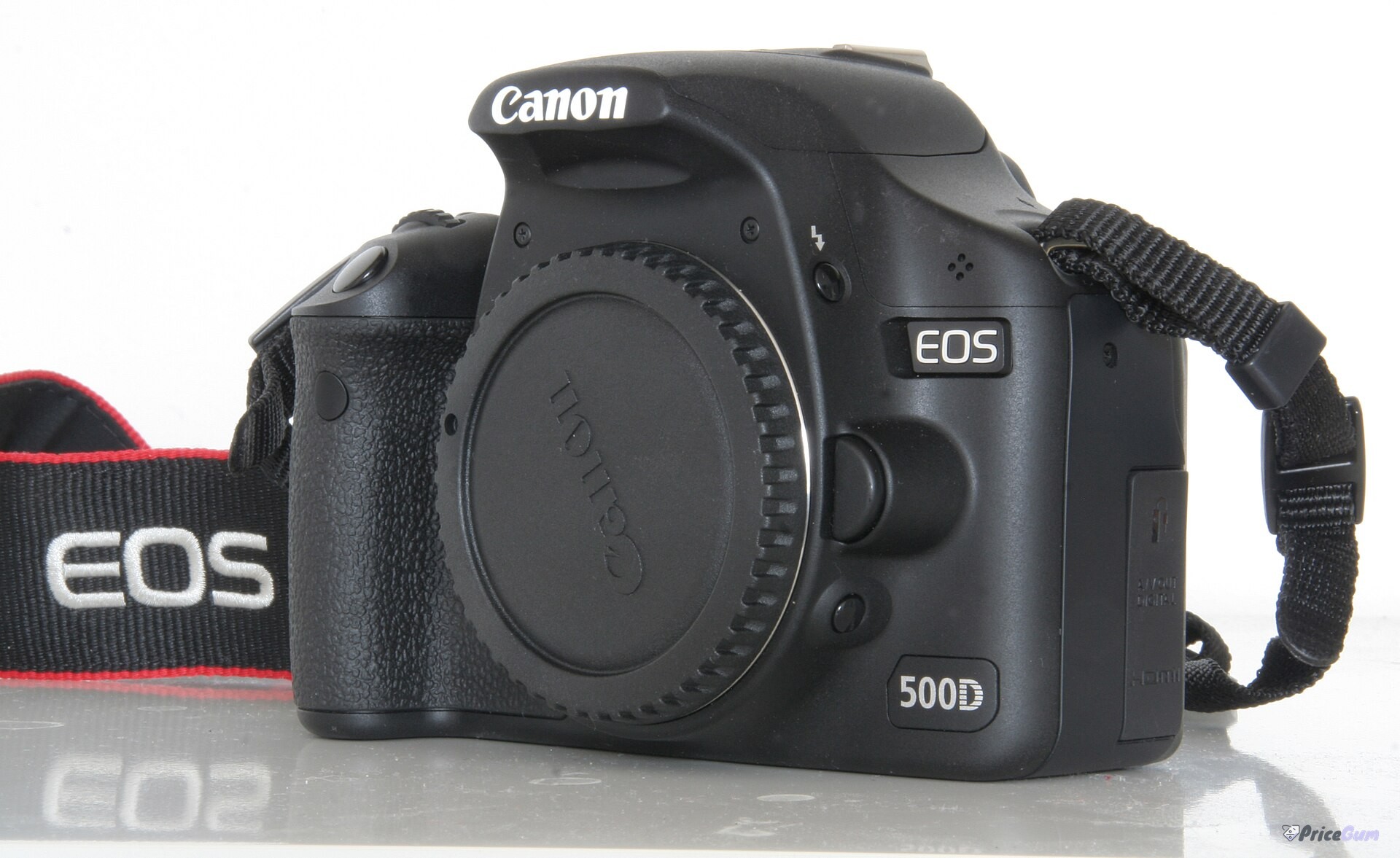 Canon 500D price in Pakistan, DSLR camera body front view