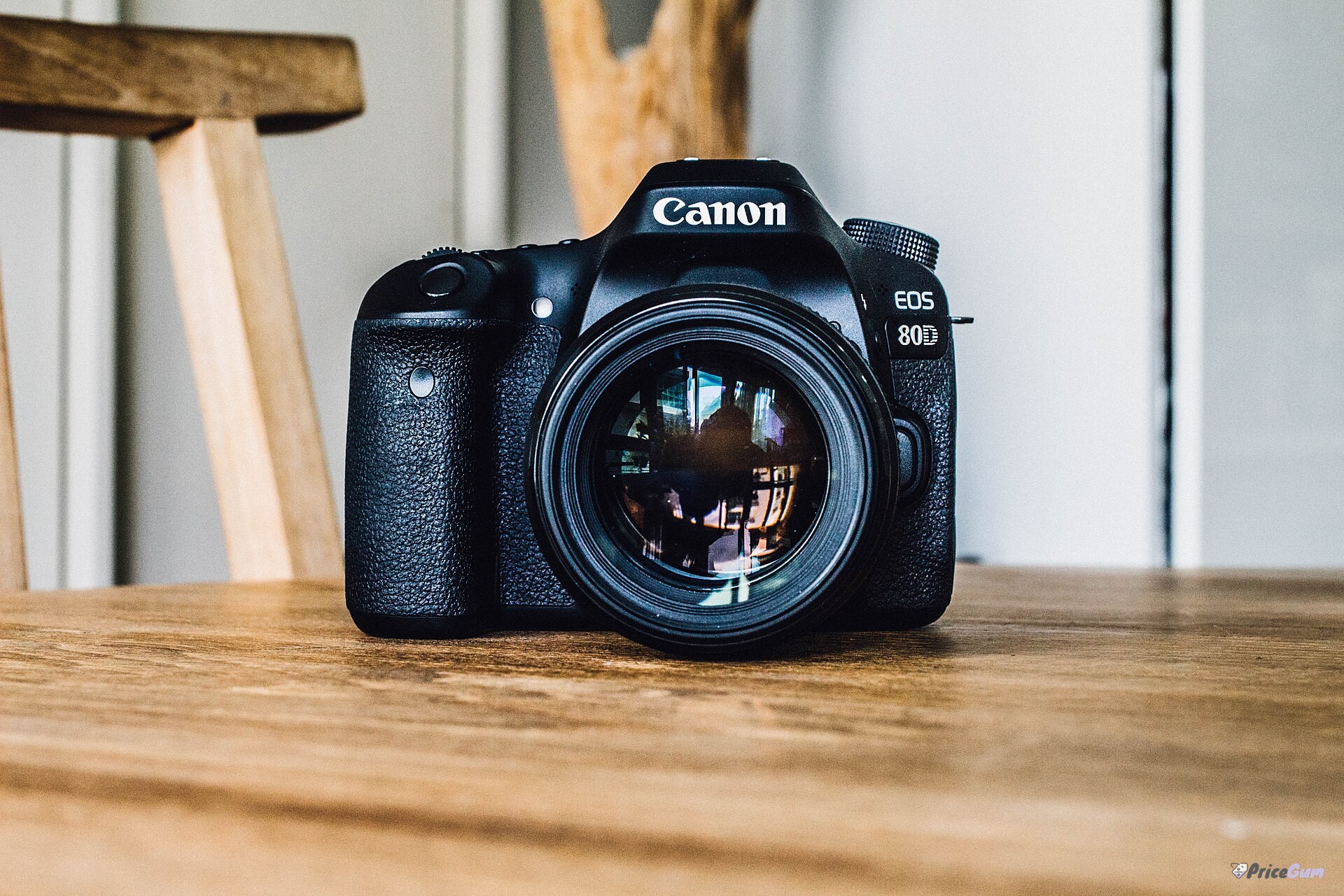 Canon 80D price in Pakistan, DSLR camera body front view