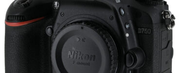 Nikon D750 DSLR camera front view