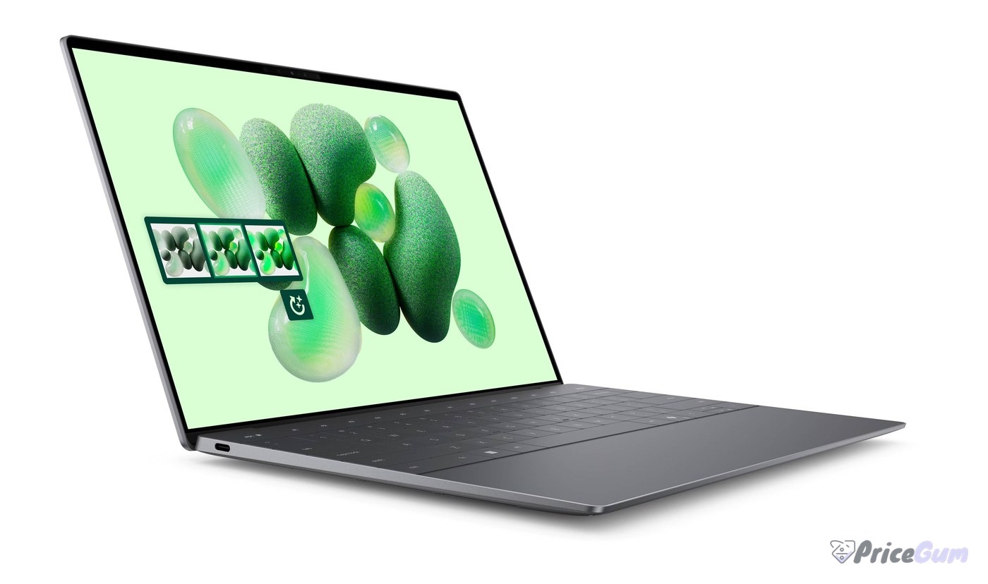 Dell XPS 13 9345 with Snapdragon X Elite, 13.4 inch InfinityEdge display, front three quarter view