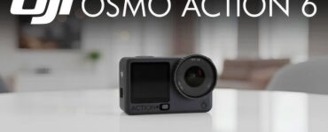 DJI Osmo Action 6 action camera, front view