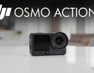 DJI Osmo Action 6 action camera, front view
