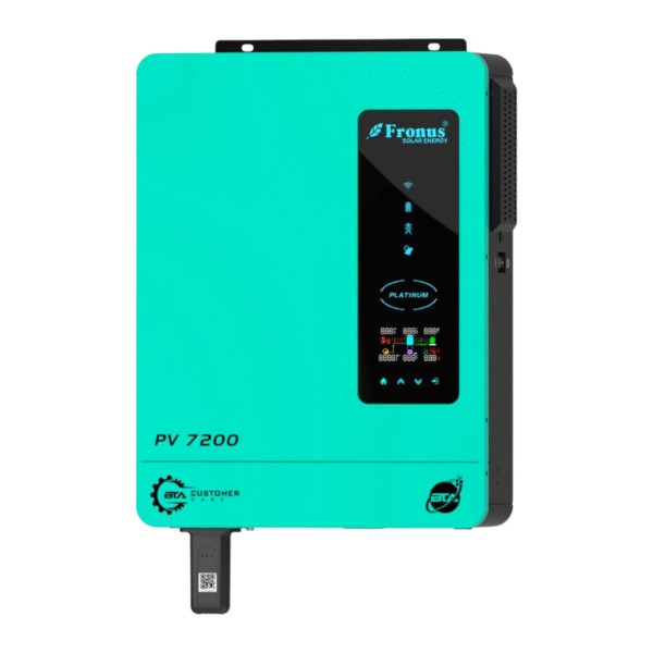 Fronus Platinum PV7200 inverter side angle view