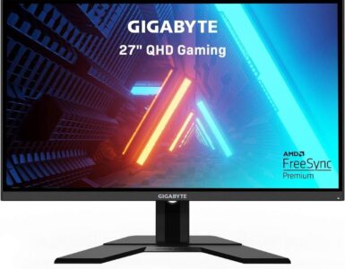 Gigabyte G27Q price in Pakistan, 27 inch QHD 144Hz IPS gaming monitor front view