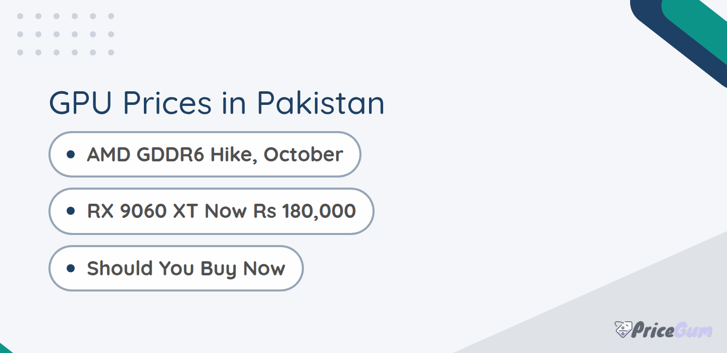 GPU prices in Pakistan rising as AMD GDDR6 hike hits local shops