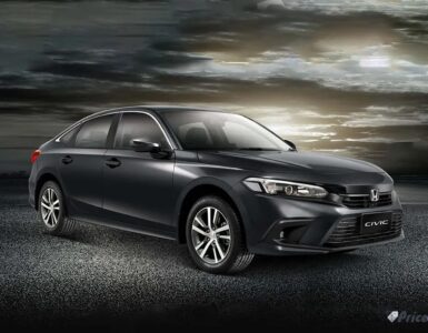 Honda Civic 11th generation sedan side profile in Pakistan