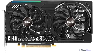 ASRock Intel Arc B570 Challenger 10GB OC graphics card front view