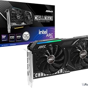 Intel Arc B570 graphics card price in Pakistan - ASRock Challenger 10GB OC box and card