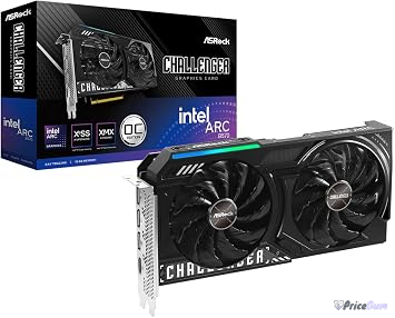 Intel Arc B570 graphics card price in Pakistan - ASRock Challenger 10GB OC box and card