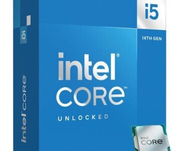 Intel Core i5-14600K retail box, 14th Gen Unlocked processor packaging