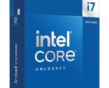 Intel Core i7-14700K retail box, 14th Gen Unlocked processor packaging