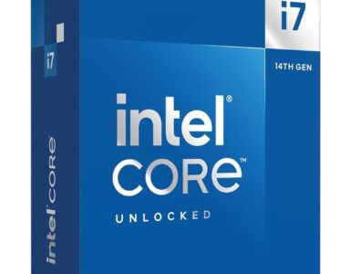 Intel Core i7-14700K retail box, 14th Gen Unlocked processor packaging