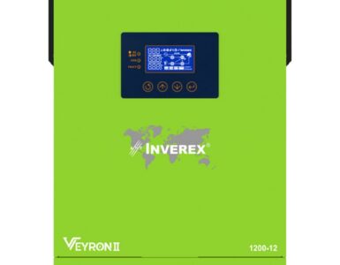 Inverex Veyron II 1.2kW 12V hybrid inverter front view