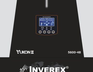 Inverex Yukon II 5.6kW 48V hybrid solar inverter front display panel