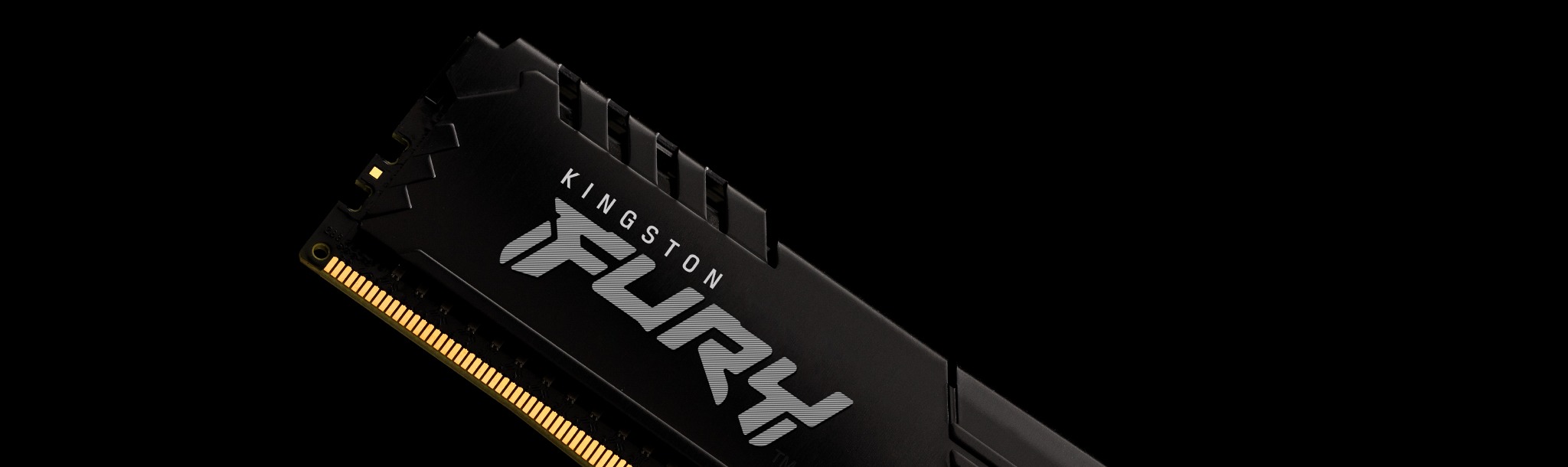 Kingston Fury Beast DDR4 heatsink close-up