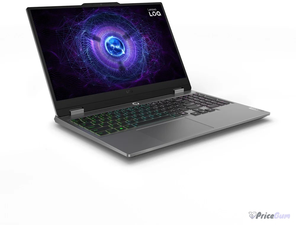 Lenovo LOQ 15 gaming laptop in Luna Grey