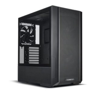 Lian Li Lancool 216 price in Pakistan, black ATX airflow case front view