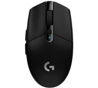 Logitech G305 Lightspeed price in Pakistan, black wireless gaming mouse top view