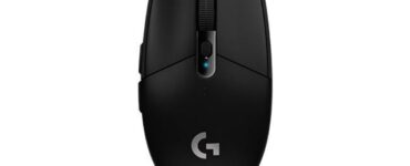 Logitech G305 Lightspeed price in Pakistan, black wireless gaming mouse top view