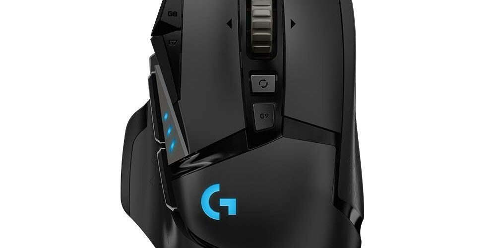 Logitech G502 HERO price in Pakistan, wired gaming mouse top view