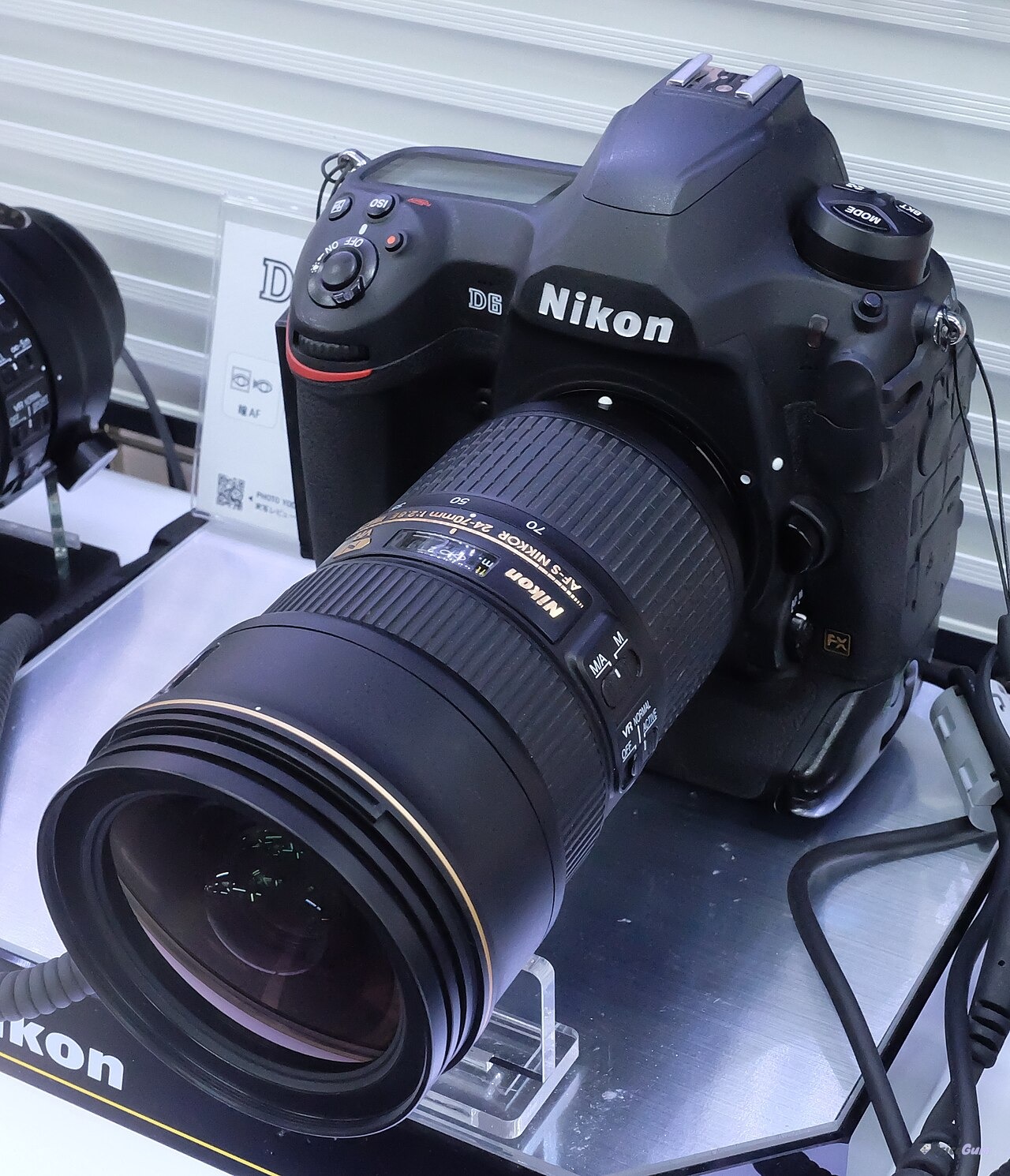 Nikon D6 price in Pakistan, DSLR camera body front view