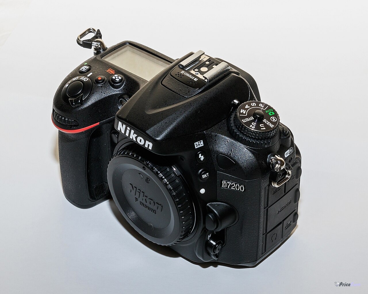 Nikon D7200 price in Pakistan, DSLR camera body front view