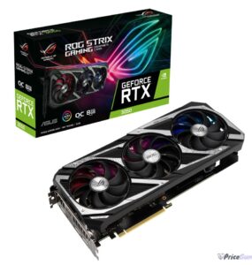 NVIDIA RTX 3050 8GB price in Pakistan, ASUS ROG Strix GeForce RTX 3050 8GB graphics card and box
