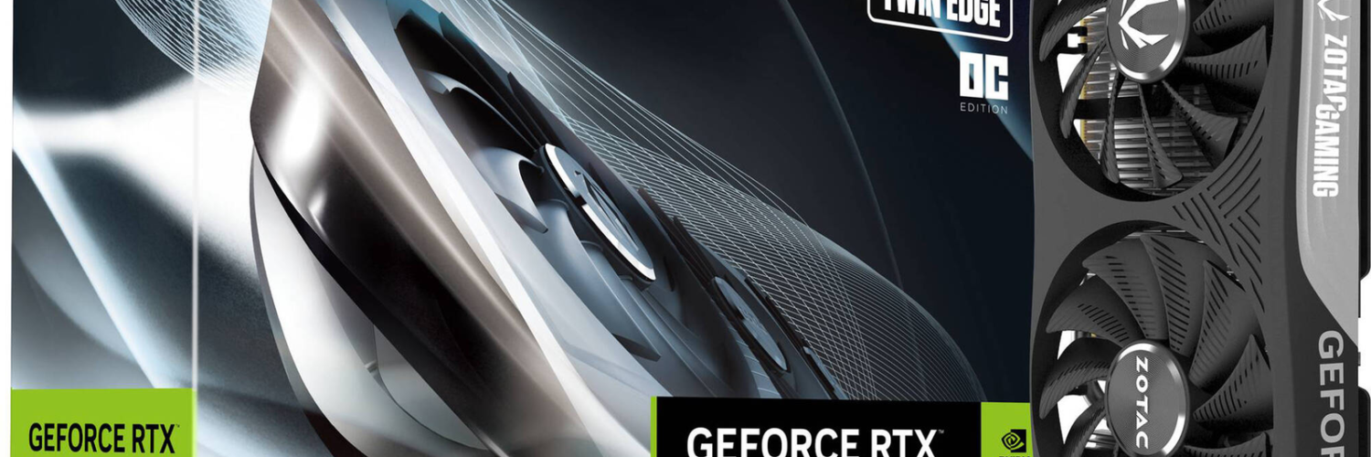 ZOTAC GAMING GeForce RTX 4060 8GB Twin Edge graphics card with box