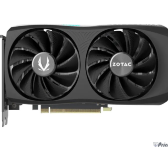 ZOTAC GAMING GeForce RTX 4070 12GB Twin Edge OC graphics card front view