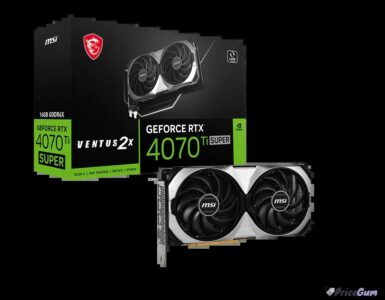 NVIDIA RTX 4070 Ti SUPER price in Pakistan, MSI Ventus 2X GeForce RTX 4070 Ti SUPER 16GB graphics card and box