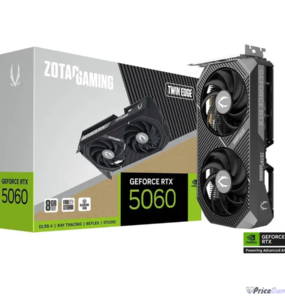 ZOTAC GAMING GeForce RTX 5060 Twin Edge OC 8GB graphics card with retail box