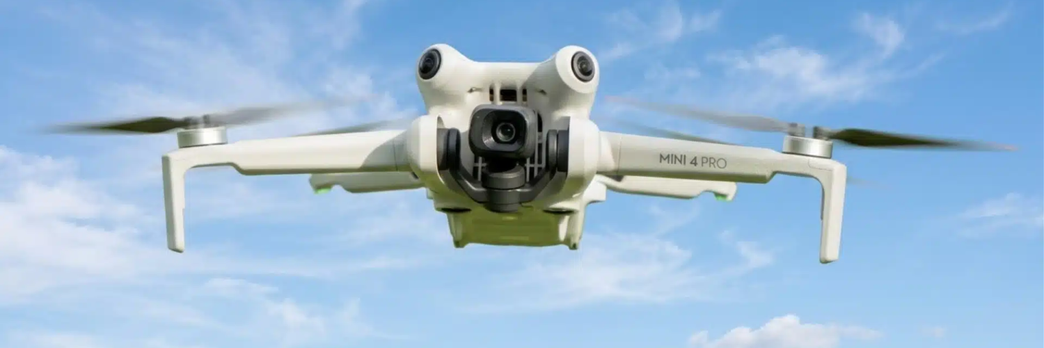 DJI Mini 4 Pro drone in flight - punjab drone ban october 2026