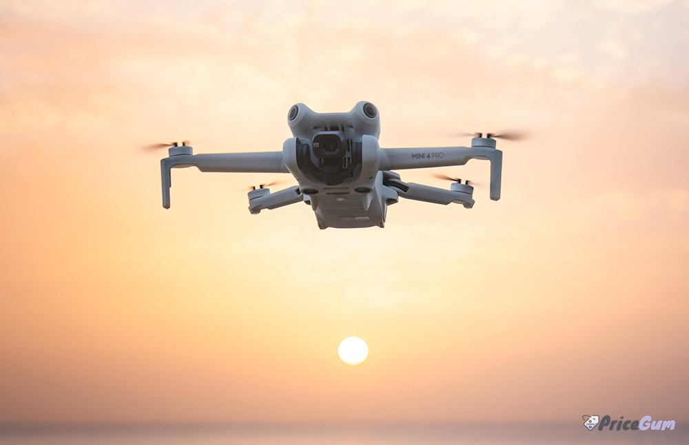 DJI Mini 4 Pro drone at sunset - punjab drone ban october 2026