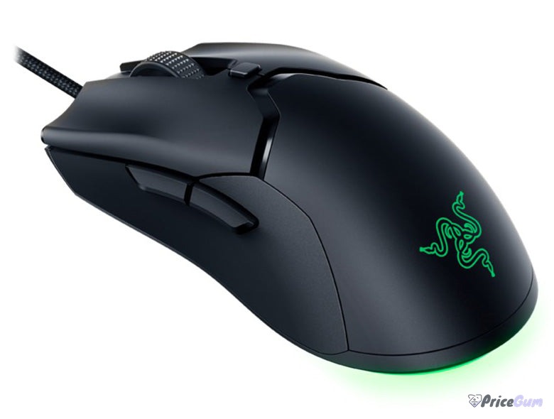 Razer Viper Mini side angle showing 61 g ultralight shell for FPS gaming