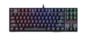 Redragon K552 Kumara price in Pakistan, RGB mechanical gaming keyboard top view