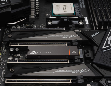 Seagate FireCuda 530 1TB NVMe SSD installed in a PC